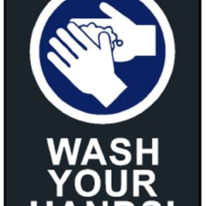 Felpudo wash your hands