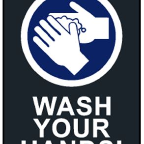 Felpudo wash your hands
